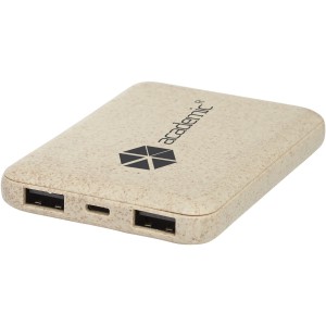 Asama 5000 mAh tlt szalmbl, natr (powerbank)