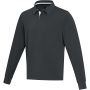 Elevate Clyde uniszex rugby pulóver, Solid black