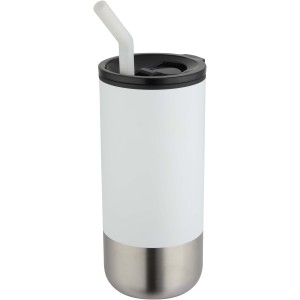 Grayson h�szigetelt poh�r sz�v�sz�llal, 480 ml, feh�r