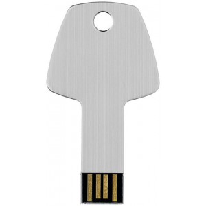 Kulcs pendrive, ezst, 16GB (raktri) (pendrive)