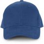 Kup 6 paneles organikus pamut baseballsapka, Royal Blue