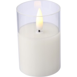 PP LED gyertya, fehr (gyertya)