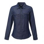 Premier női farmer ing, Indigo Denim (PR322ID)