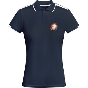 Tamil rvid ujj ni sportpl, navy blue, white (T-shirt, pl, kevertszlas, mszlas)